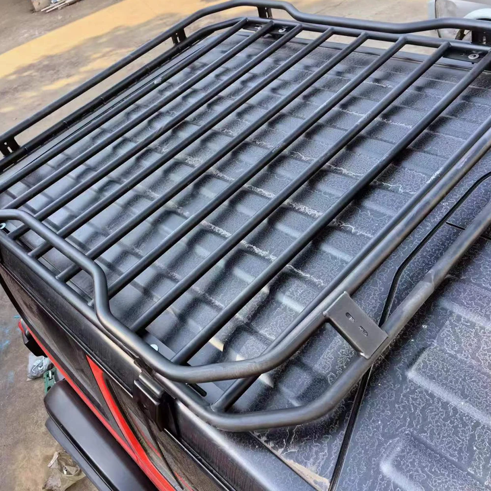 الصلب حامل الحقائب حامل سقفي سلة البضائع ل J-eep رانجلر JK JL المصارع JT JL1297 #6