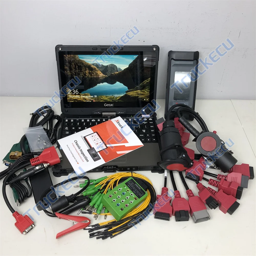 

Полнонабор для ноутбука getac, диагностический инструмент для коробки передач, функция контроля шасси Xtruck, считывающий код для передачи ZF FAST SINOTRUK