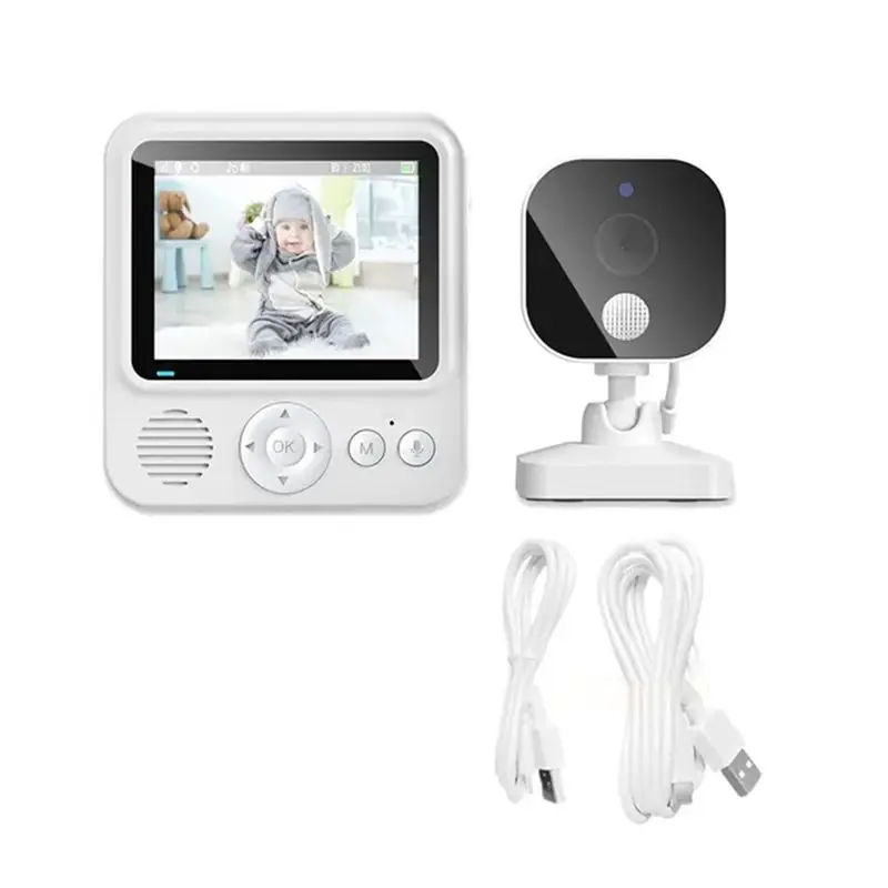 EYFL-2.8Inch LCD Video Baby Monitor 2.4G Wireless Security Baby Camera 2-Way Talk Night Vision Temperature Baby Cry Alarm