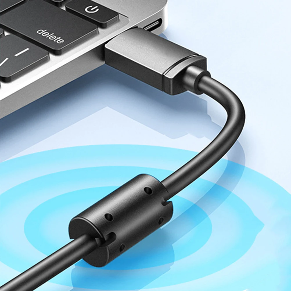 

Mini USB Cable 1.5M Black Data Line Cord Stable Transmission Anti Phone Accessory Mini USB Adapter