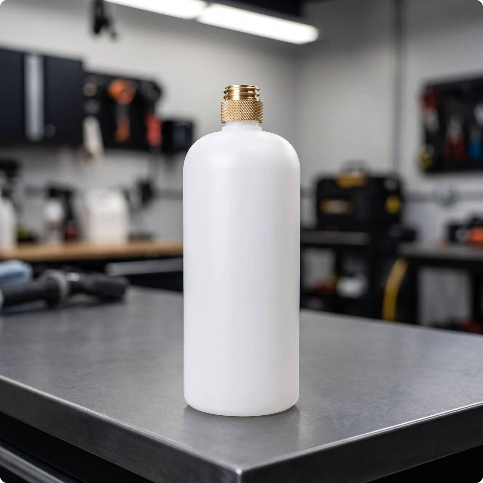 Foam Sprayer Bottle with Copper Adapter Heavy-Duty Foam Bottle with Copper Connector Threaded Universal for Car Detailers