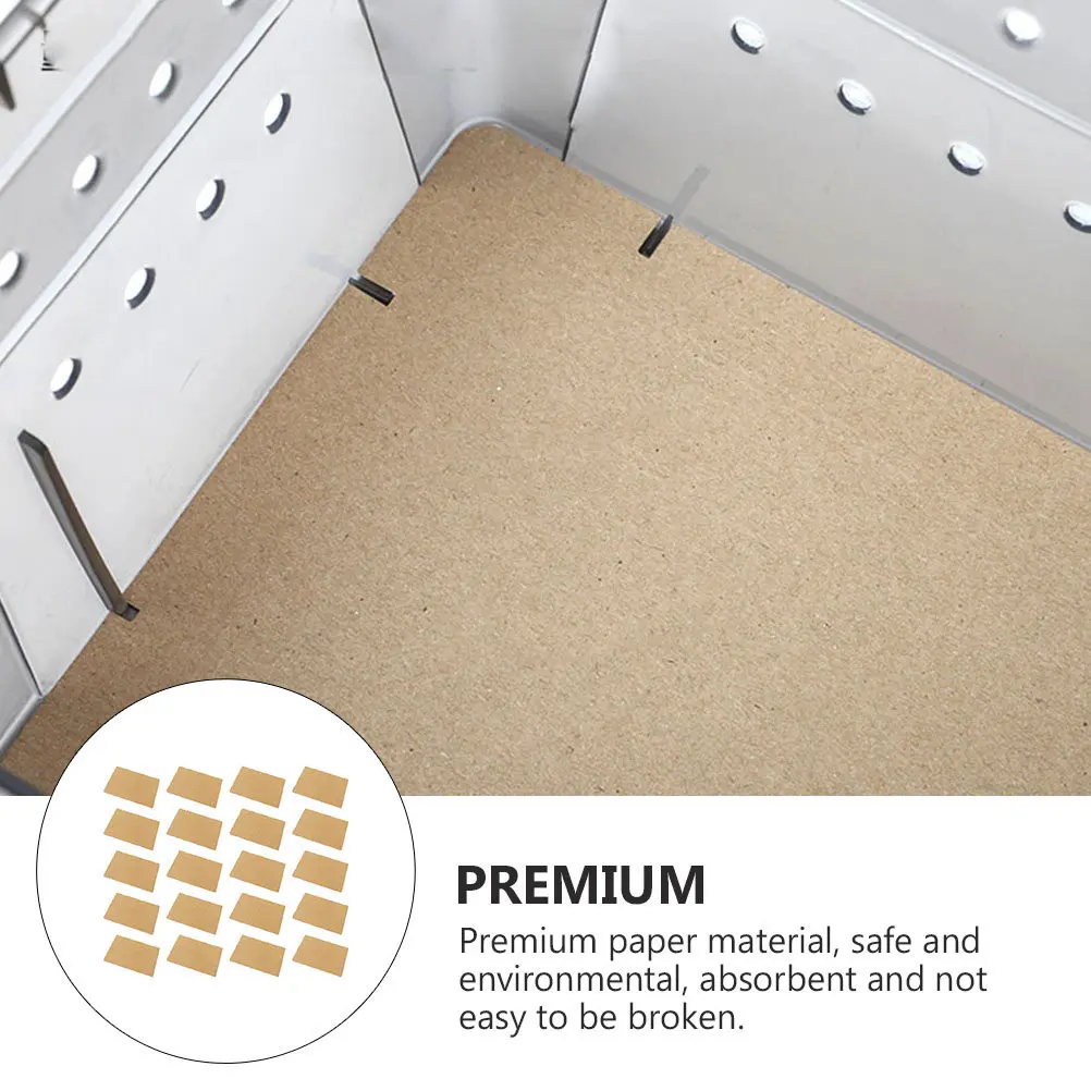 1Pack Reptiles Breeding Box Paper Cushion High Quality Kraft Paper Sheets for Clean Healthy Reptiles Feeding Box Liner