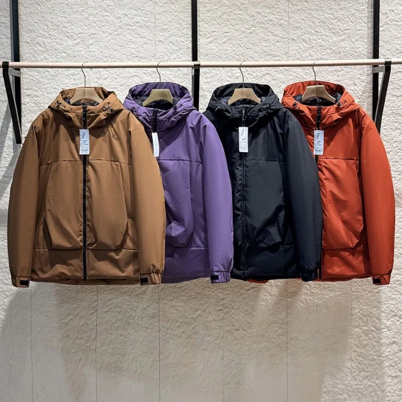 

Новая зимняя куртка с капюшоном 2025 года для пар: универсальная, комфортная, теплая, хлопковая, модная, свободного кроя, молодежная, популярная, стандартная.