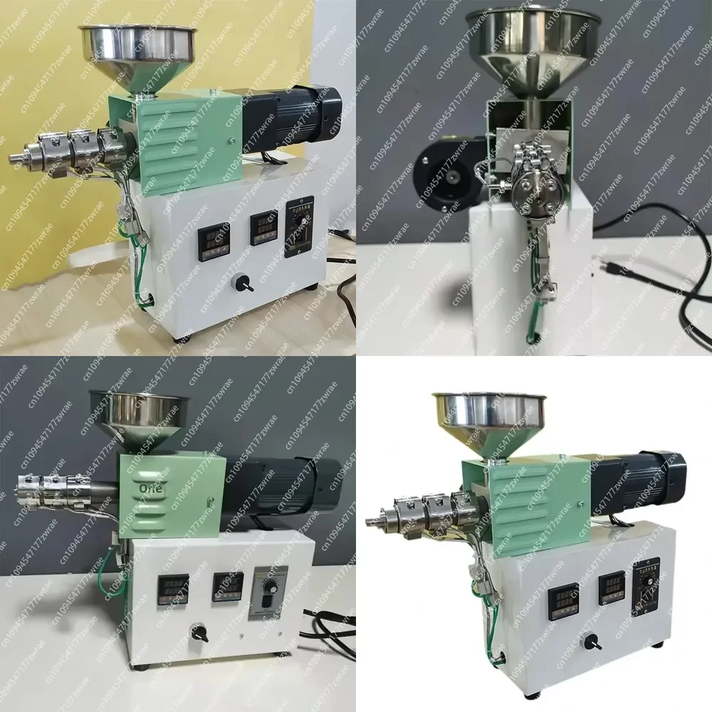SJ15 Mini Desktop Single Screw Extruder, Vertical Small Lab Plastic 3D Filament Extrusion Machine Equipment Instrument
