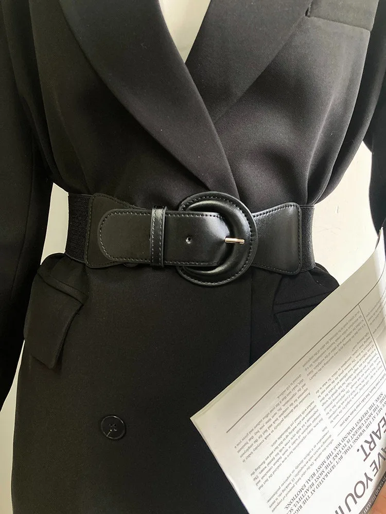 Breiter elastischer Gürtel für Damen, schlankmachender und vielseitiger Taillengürtel