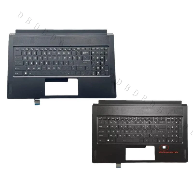 AA+_New Palmrest C Shell Upper Case With RGB Backlit Keyboard For MSI GS76 Stealth 11UH 11UE MS-17M1 Laptop Replacement