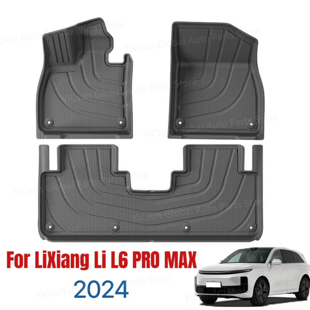 

For LiXiang Li Auto Leading Ideal L6 PRO MAX 2024 Car Floor Mats Cargo Liner Trunk Pad TPE Left-hand Drive Internal Accessories