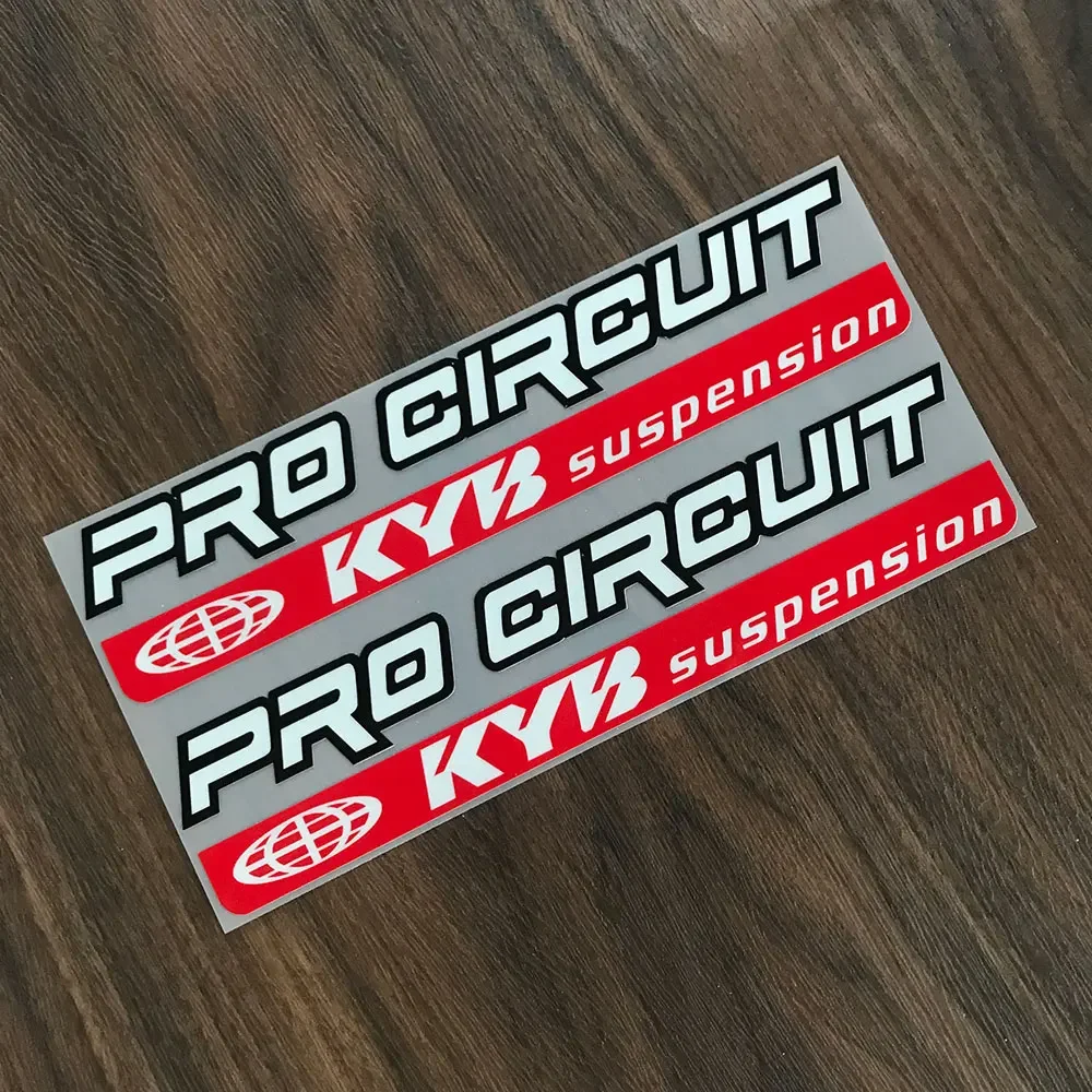 PRO Circuit SHOWA forcella adesivi MX Dirt Bike GRAPHICS fit all Motocross Bikes bicicletta adesivo impermeabile