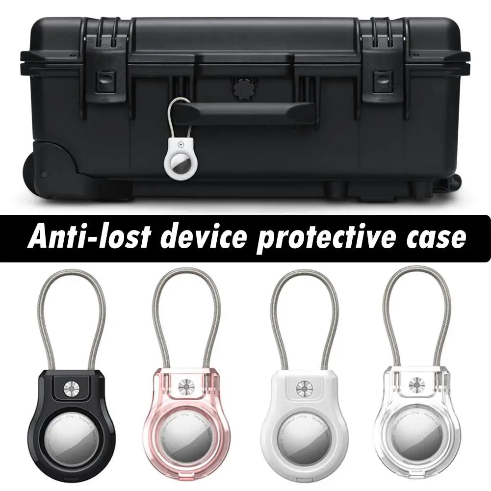 Anti-Verloren Apparaat Beschermhoes Airtag Case Voor Apple Tracker Airtag Waterdicht Dompelbaar Beschermend Omhulsel Draad U9s0