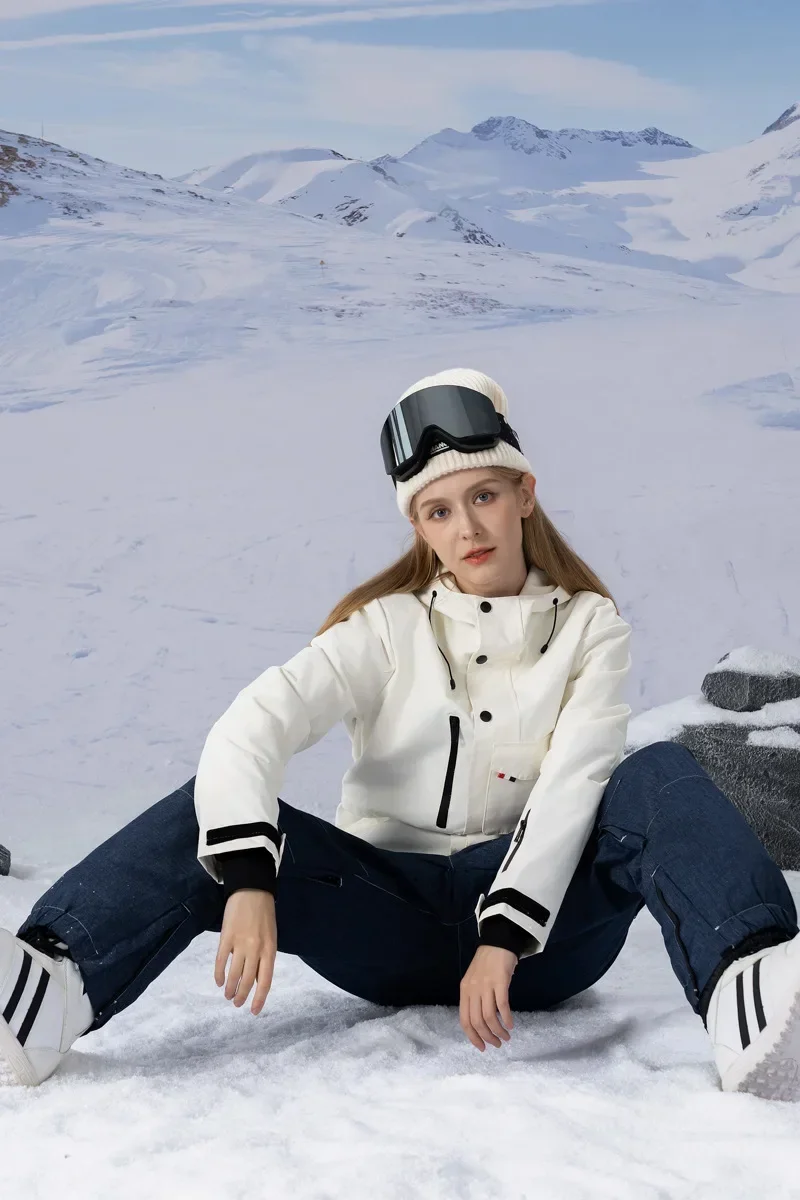 

2025 new Workwear Ski Suit Set With Windp roof Waterproof Wa rm Breathabl e Ski P ants For Both Men And Women OT2