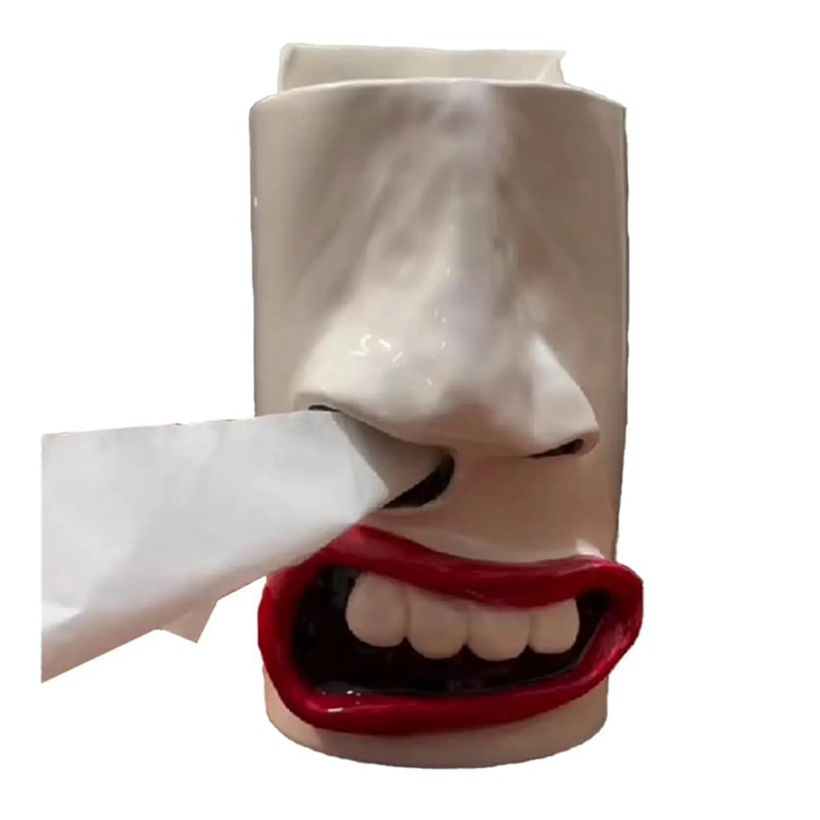 

Уникальный диспенсер для бумаги с носом, игривое прикосновение для любого пространства, долговечная смола, изготовленная из прочной смолы