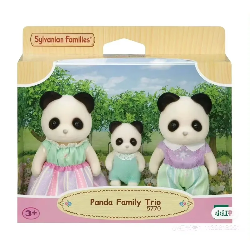 

Sylvanian Families Anime Girl Figures Calico critters Furniture Set doll house miniatures girl toys kids toys kitchen toys