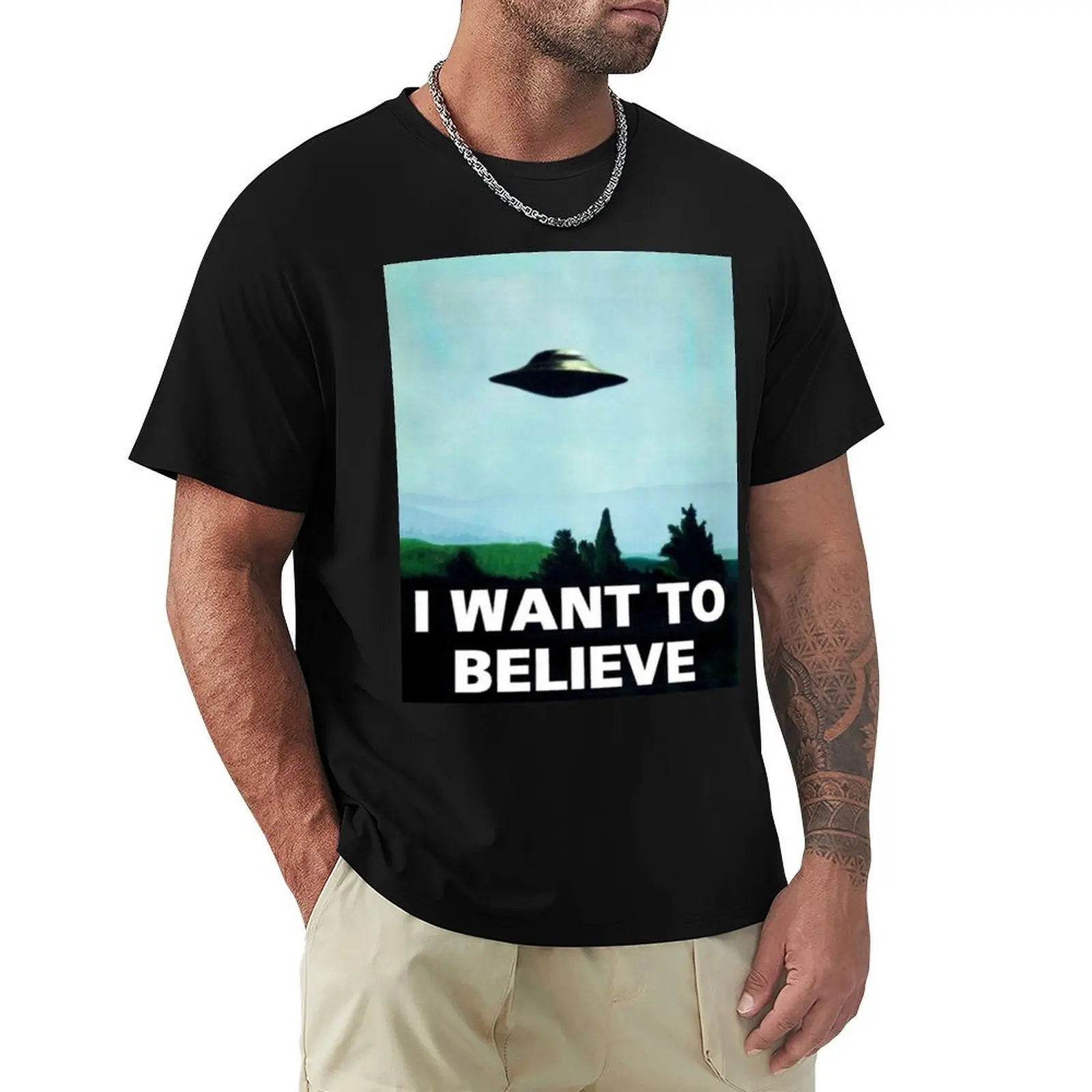 X FILES T-Shirt Standard Fit Solid Tee Shirt