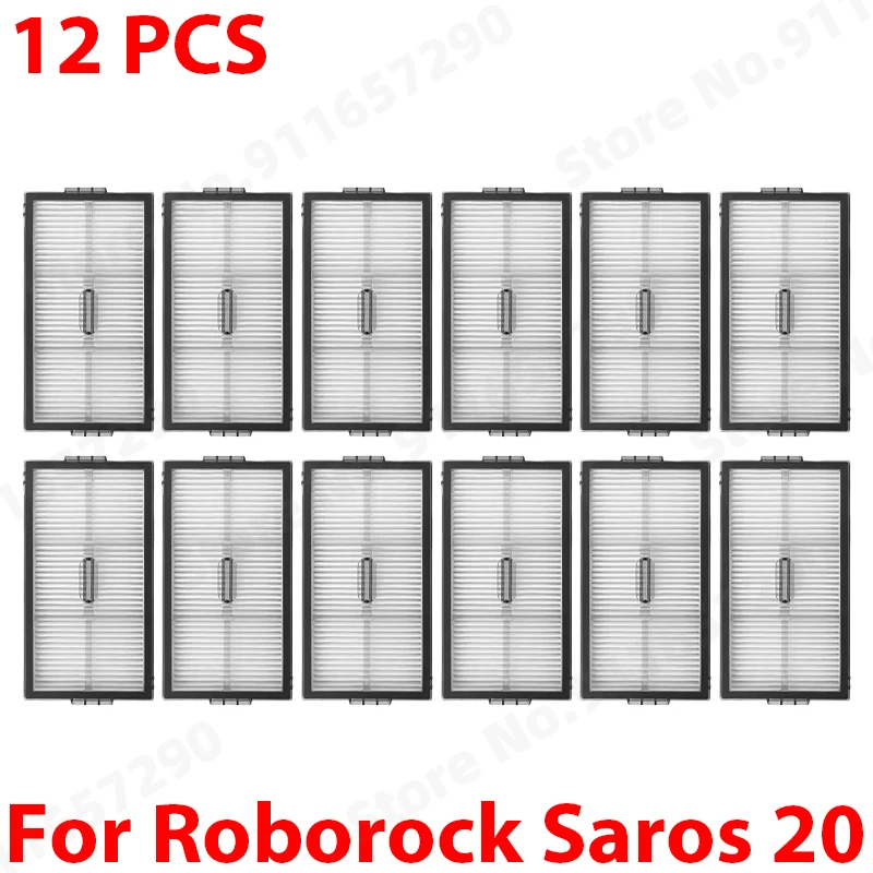 For Roborock Saros 20 Spare Parts Main Side Brush Mop Cloth Hepa Filter Dust Bag Robot Vacuum Cleaner Replacement Accessories image 3