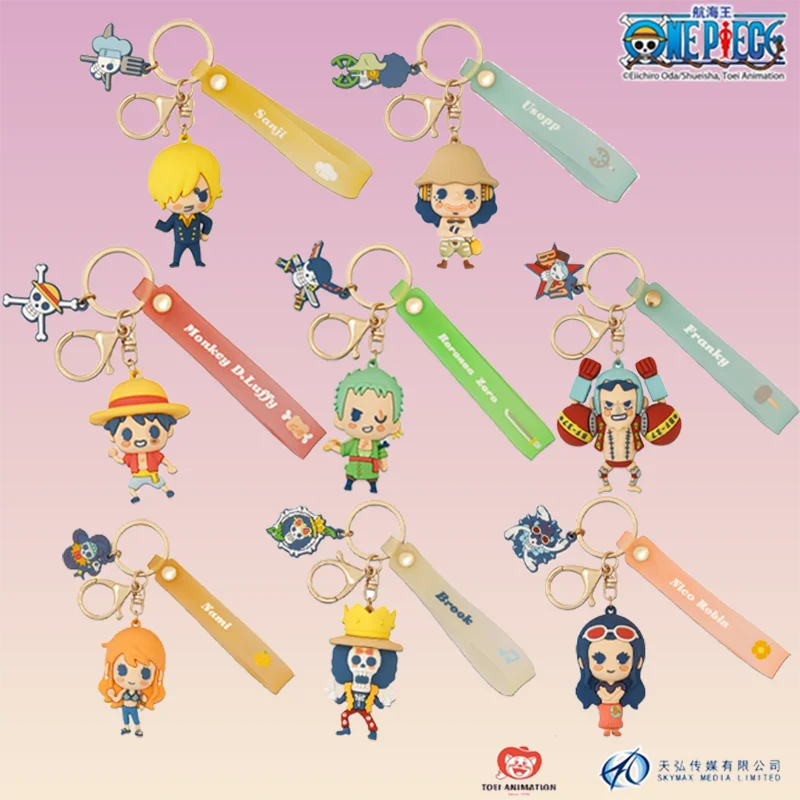 1個の公式ワンピースベイビーシリーズQバージョンブラインドボックスキーホルダー — 隠し版が含まれており、キュートでラッキーなギフトに最適です！