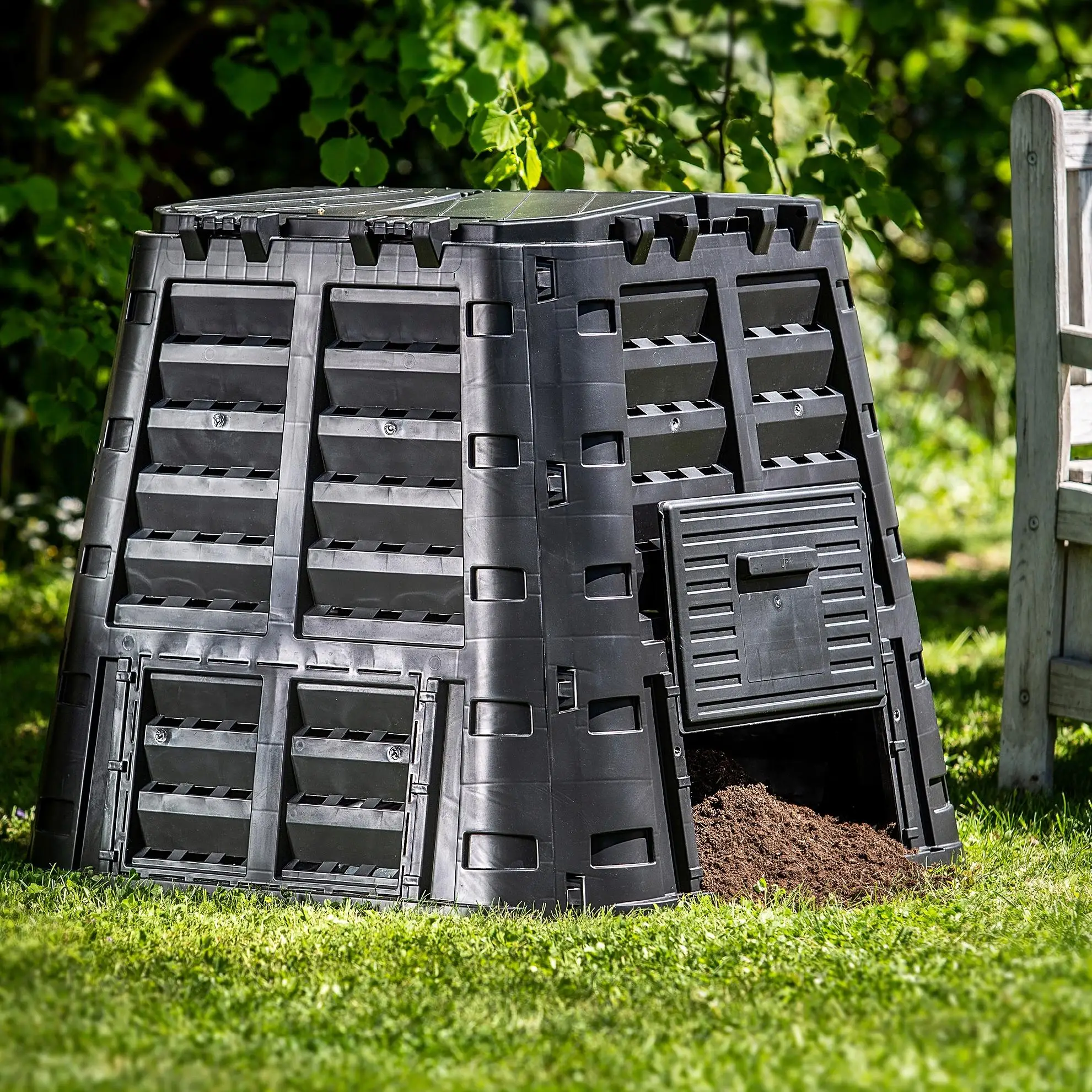 KADAX Modulaire Compostor Jaarverkeer Vorstbestendig 480L