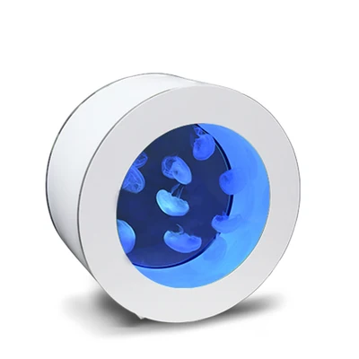 

380*204mm Circular Colorful Waterproof LED Light Acrylic Jellyfish Tank Aquarium With Remote Control And Chiller