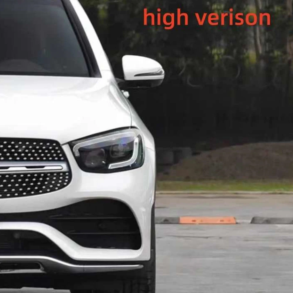 A Pair NEW Headlight LED Module DRL Module For US Version For High Version For Mercedes GLC Class W253 2020 2021 2022 2023