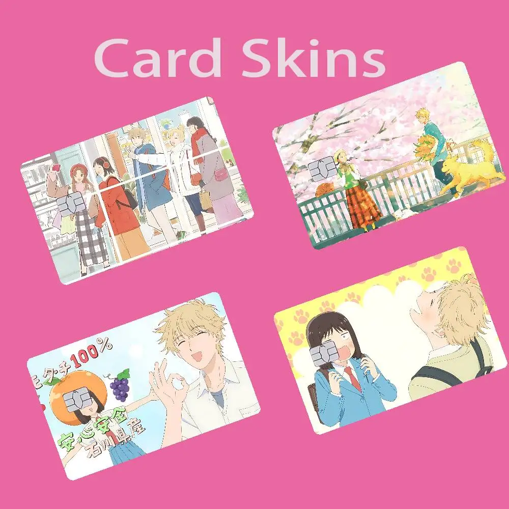 Anime Skip And-Loafer Card Stickers Credit Card DIY Card Protector Stickers Waterproof Film Skin Cover