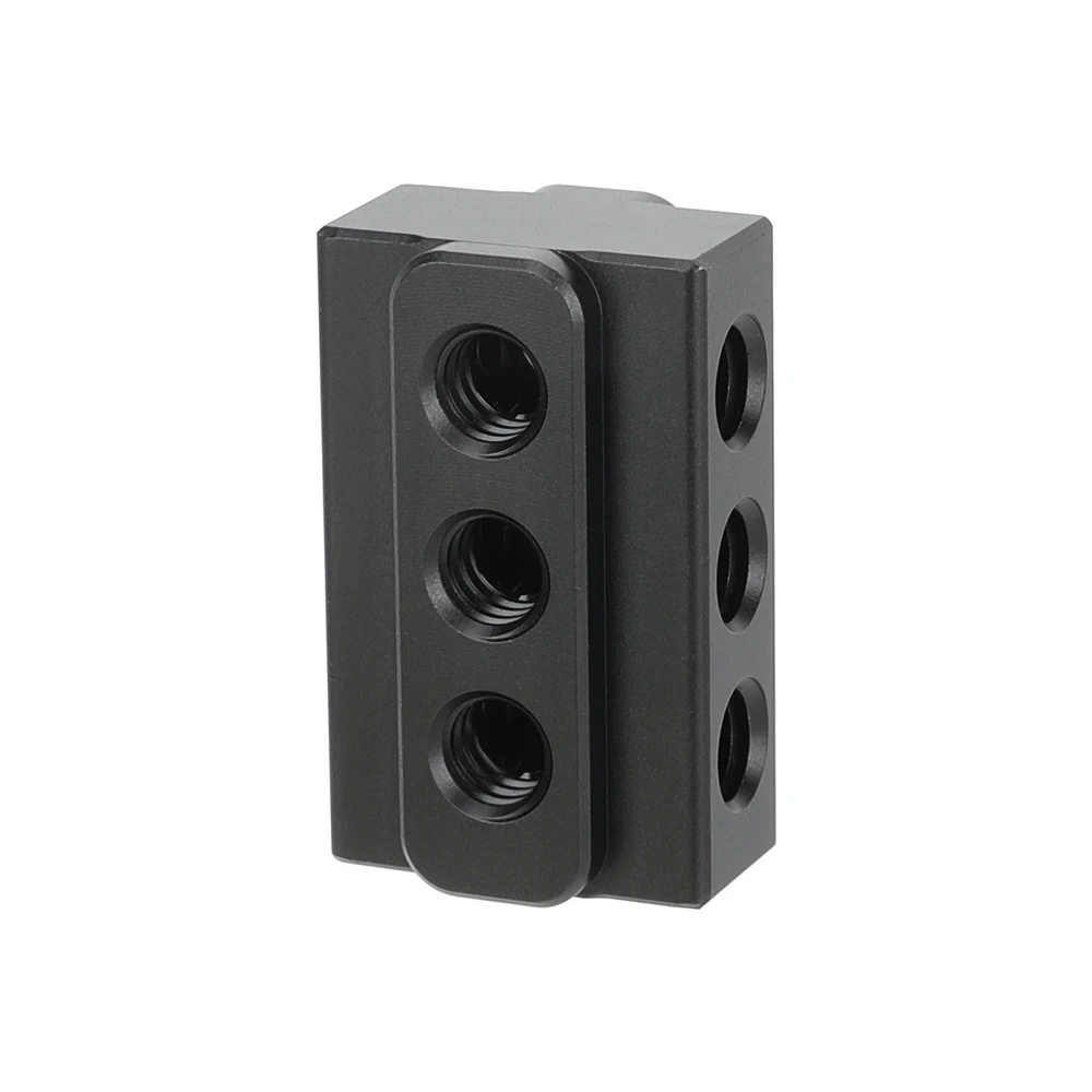 CAMVATE 1.2inch Height Extension Block for Dual-Use Adjustable Camera Cage Side Rail Bars Adjusts Height of Cage