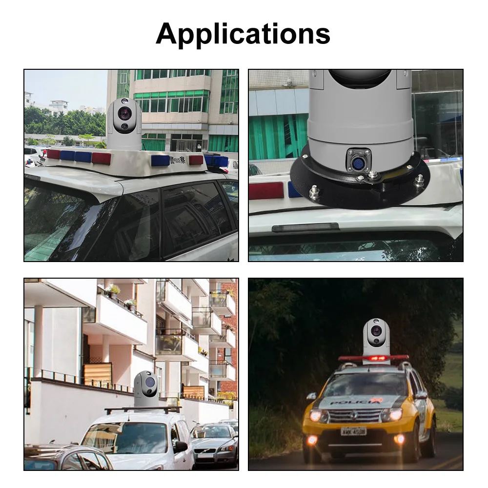 Starlight Vehicle mount  ip camera ptz 5mp dome H.265 IMX335  36X Zoom  P2P H.265 image 6