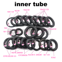 6/8/8.5/10 Inch Inner Tube Electric Scooter Tire 9x2.5 8.5x2.0 200x50 10x2 10x2.5 10x2.125 6 X1 1/4 Rubber   Camera