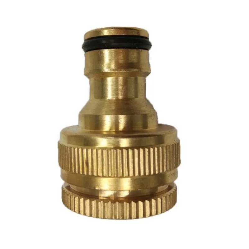

1Pcs 1/2''~3/4'' Convert Washing Machine Standard Connectors Brass Faucet Nipple Interface Garden Hose Fittings