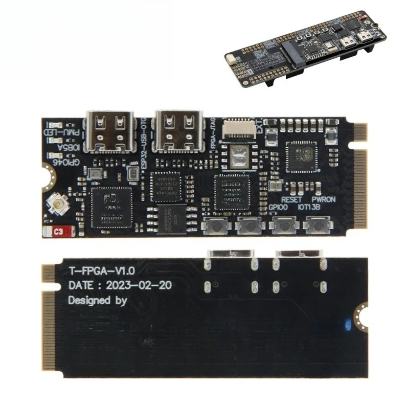 1Pcs T-FPGA ESP32-S3 Development Board M.2 Slot FPGA GW1NSR-LV4CQN48PC6/I5 low-power Microcontrollers WiFi Bluetooth5 Module