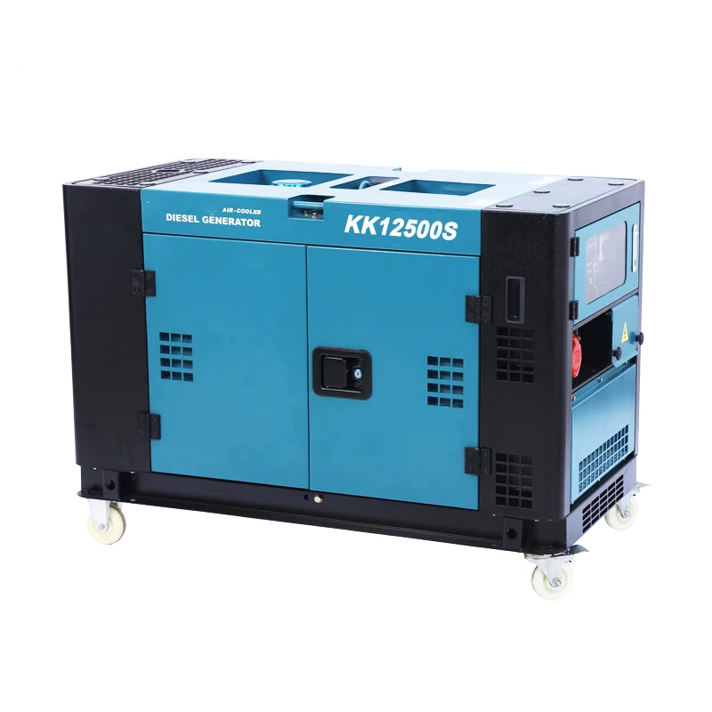 10KW 12KW 16KW 15KVA 20KVA Portable AC110V 220V 380V Silent Electric Diesel Power Generator Set