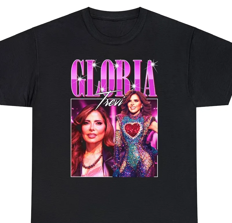 Vintage Unisex Gloria Trevi T-Shirt Mexican Artists Shirt Merch G