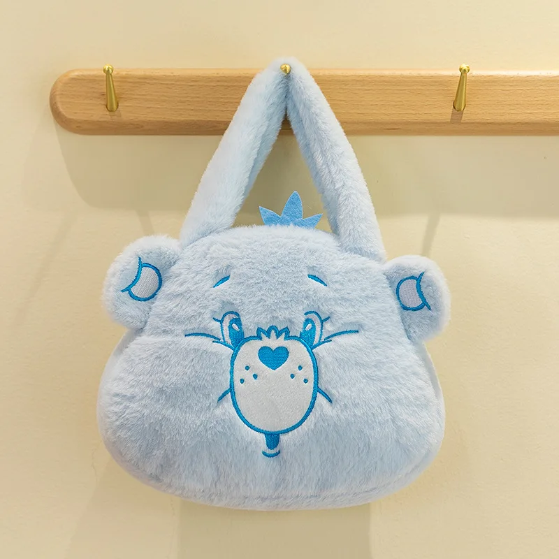 Miniso Kawaii Care Bear Pluszowa Portmonetka do Ręki Jest Najlepszym Prezentem Urodzinowym dla Dziewczynek. Torebka Care Bear na prezent świąteczny