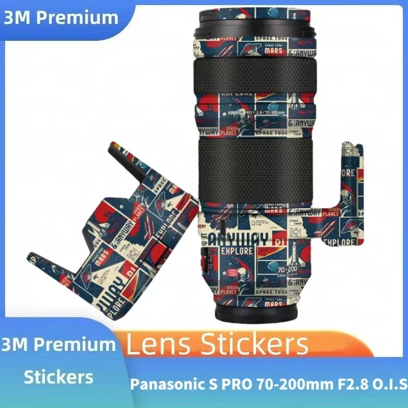 

70-200 F/2.8S Decal Skin Vinyl Wrap Film Lens Body Protective Sticker Protector Coat For Panasonic S PRO 70-200mm F2.8 O.I.S