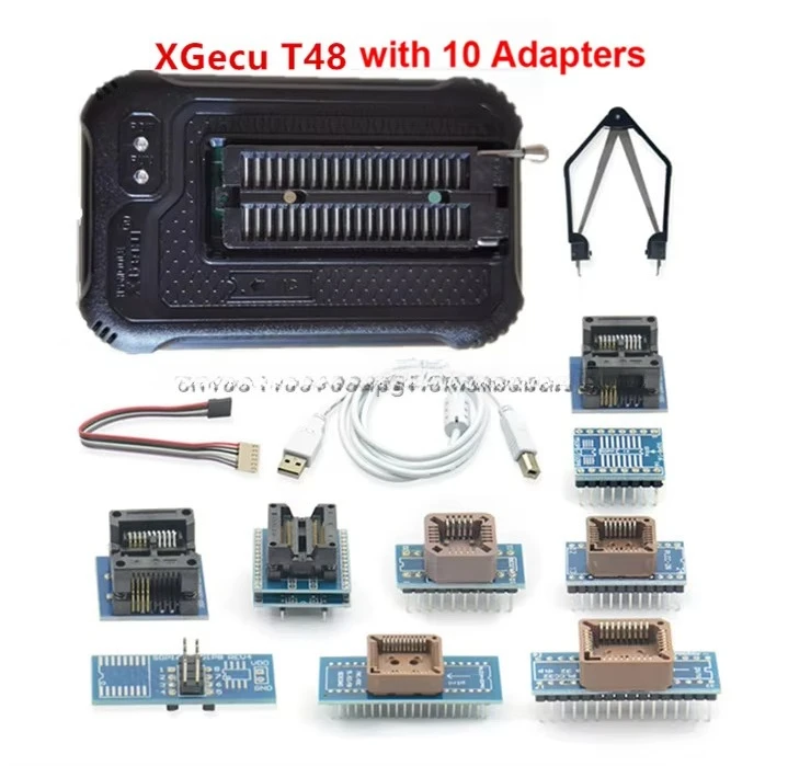 T48 Programmer TL866-3G Support 31000+ ICs for EPROM/MCU/SPI/Nor/NAND Flash/EMMC/ IC TESTER/ TL866CS TL866II Replacement