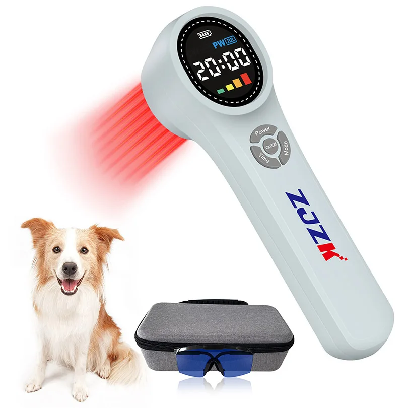 Best Veterinary Cold Laser Therapy Pain Cats Dogs Healing Device for Injury Cure Tissue Repair Anti-edemic 980nm 810nm 660nm