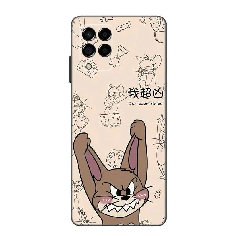 J-Jerrys Mouse Tom Cat Phone Case For Samsung Note 10 Lite 20 Ultra M04 M13 M32 4G M14 M15 M23 M33 M34 M42 M52 M53 M54 M55 5G