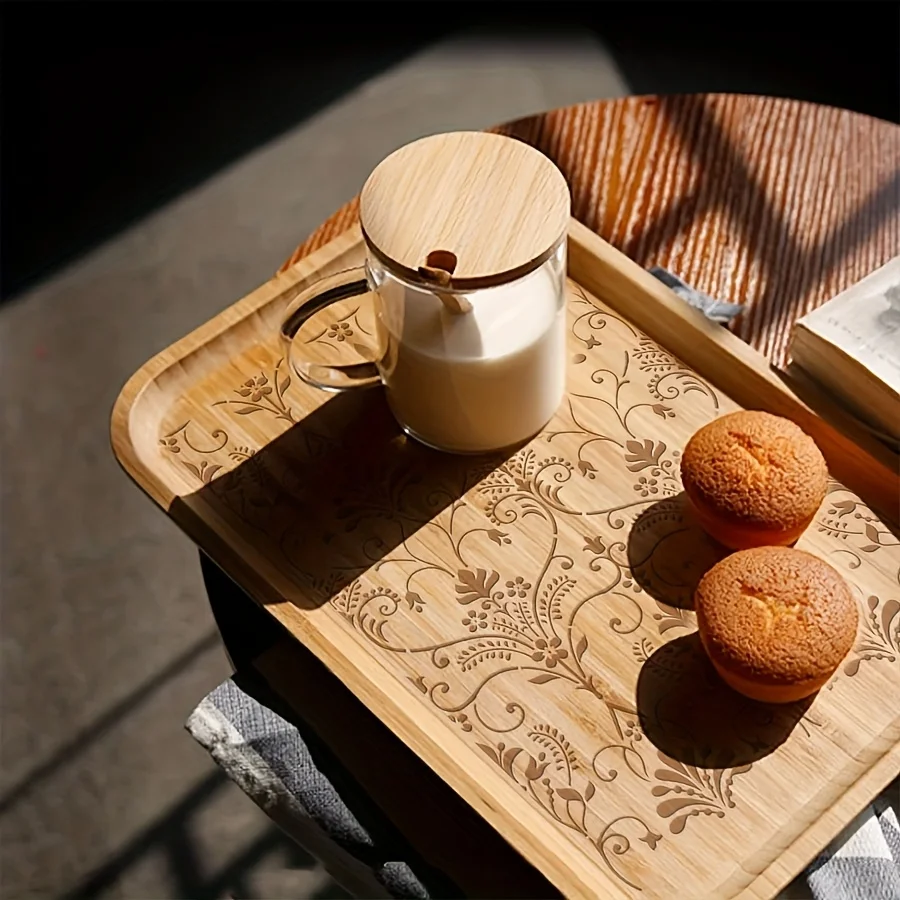 قطعتان من قالب استنسل الحائط الدمشقي الكبير مقاس 11.8 × 17.7 بوصة - نمط رسم قابل لإعادة الاستخدام للأثاث والجدار والديكور بنفسك