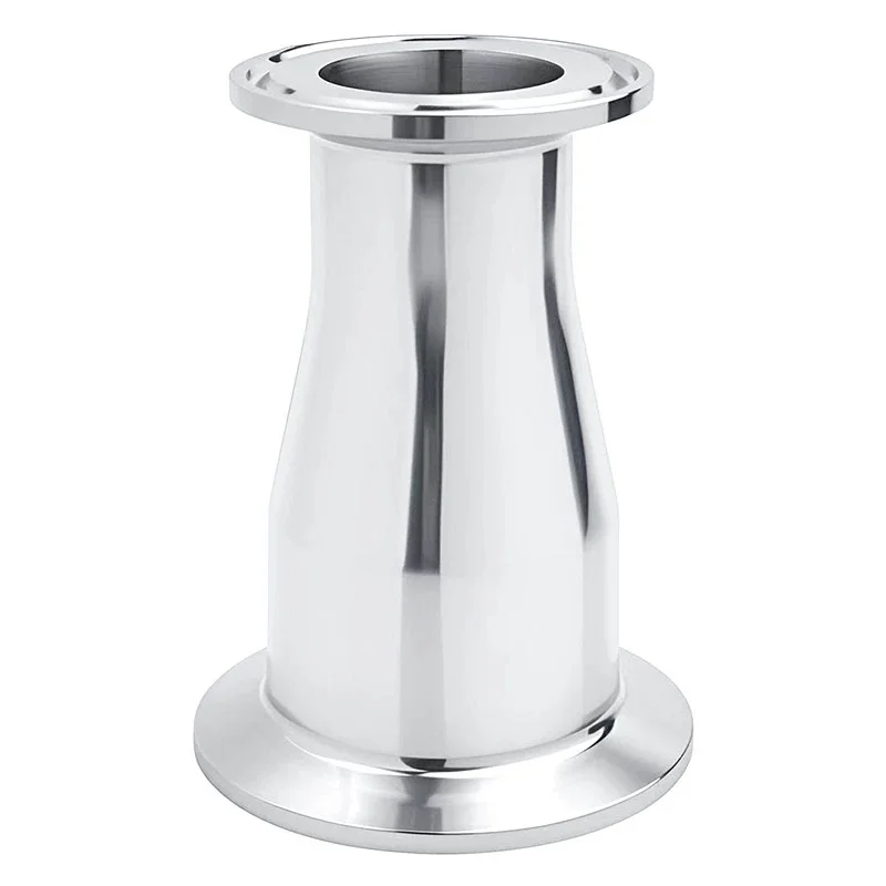 4inch*2.5inch/3inch*2.5inch/1.5inch*2.5inch Tri Clamp Concentric Reducer Bell Shaped Cone-shaped Head Distillation Accessories