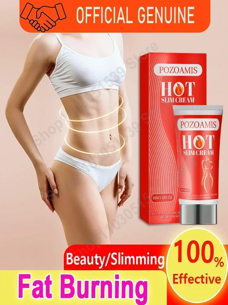 Massage Slimming Cream Men Women Whole Body Lose Weight Fast Burning Abdomen Arms Thighs Fat Burner Burn Diet Health Beauty