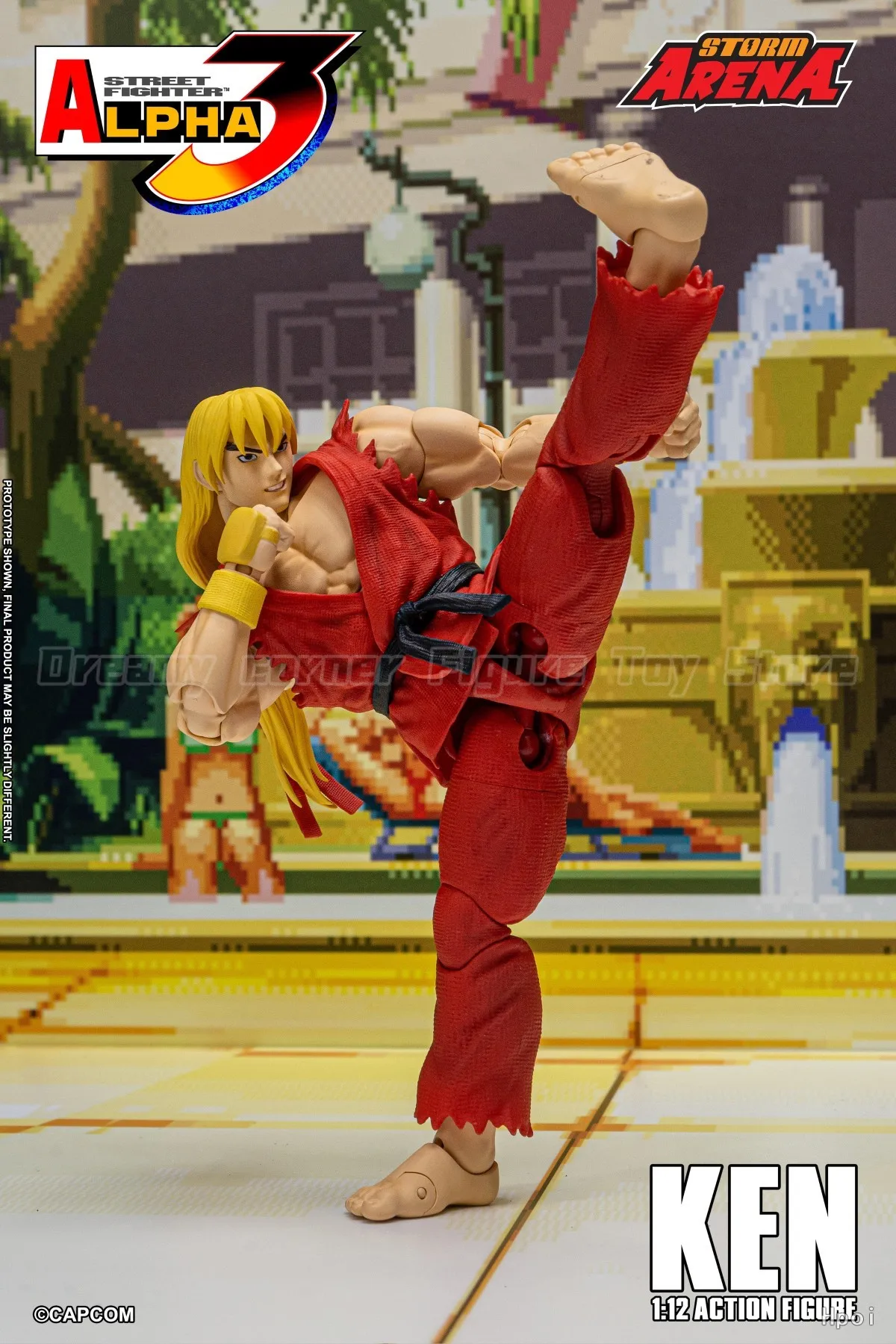 【Auf Lager】Original Storm Collectibles STORM ARENA Street Fighter Alpha 3 Ken Masters 1/12 Actionfigur Spielzeug Ornamente Sammlung