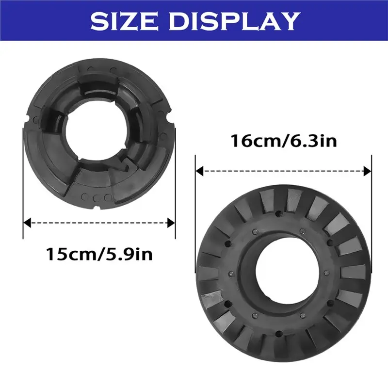 A99F-4 PCS Rear Upper/Lower Coil Spring Insulator Kit K160061 K160042 For Jeep Grand Cherokee 1999-2004