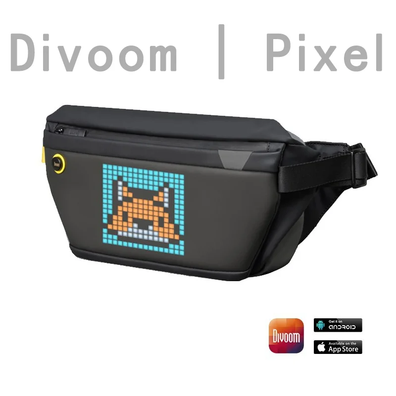 

Divoom Led Pixel Expression Функциональная нагрудная сумка на одно плечо Сумка через плечо для женщин