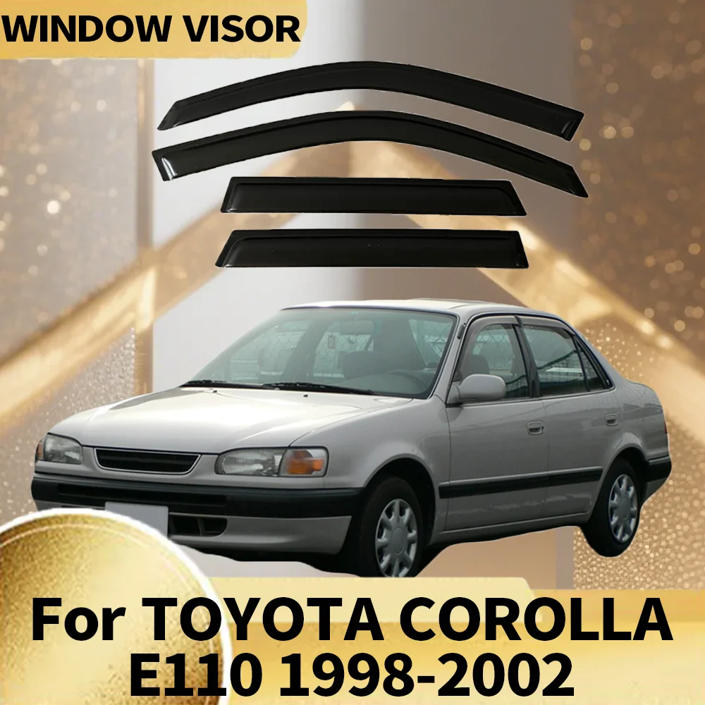 

Для TOYOTA COROLLA E110 1998-2002 ветровые дефлекторы дождевики дверной козырек вентиляционные шторы оконный козырек внешние детали
