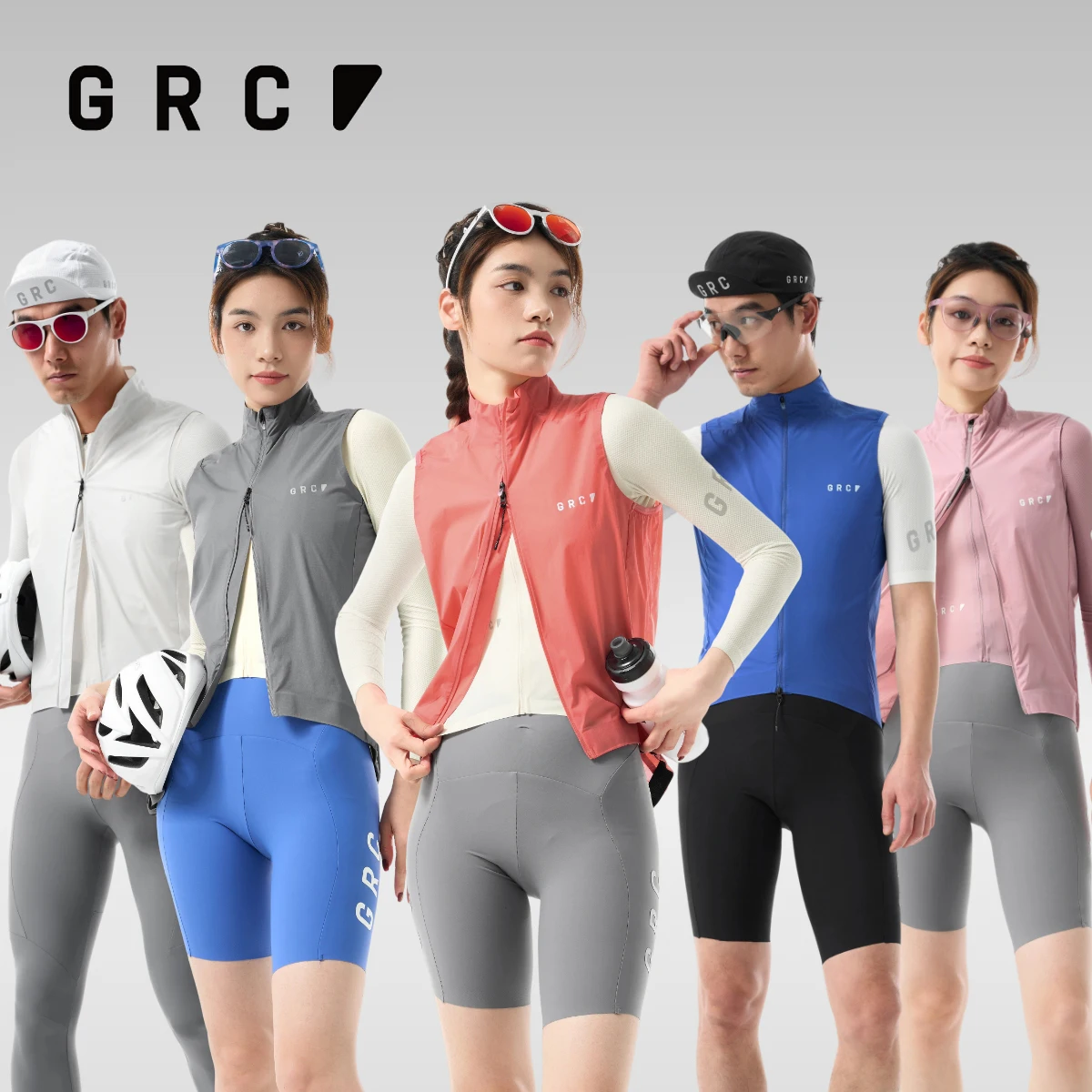 GRC Tech Wind Vest Cycling Apparel SS26 Windproof Breathable Cycling Vest