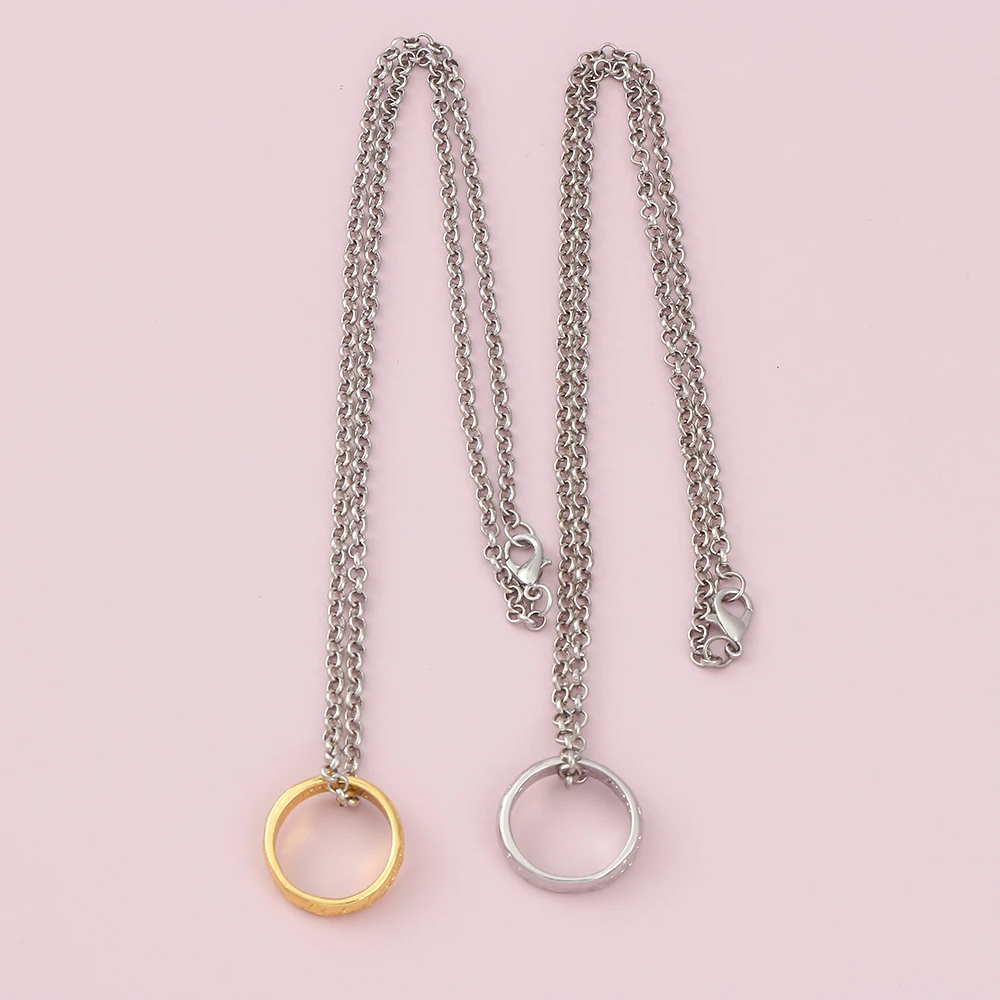 Lord of the Rings Cosplay Costume Ring Necklace Set Fashion Simple Style Pendant Accessory Gift for Outfit Themed Parties view 5