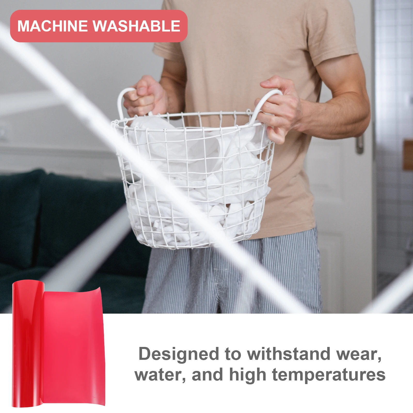 

1 Sheet 3D Puff Heat Transfer Vinyl For Clothing Bags Pillows Durable Waterproof Heat Press Film Craft Diy Projects