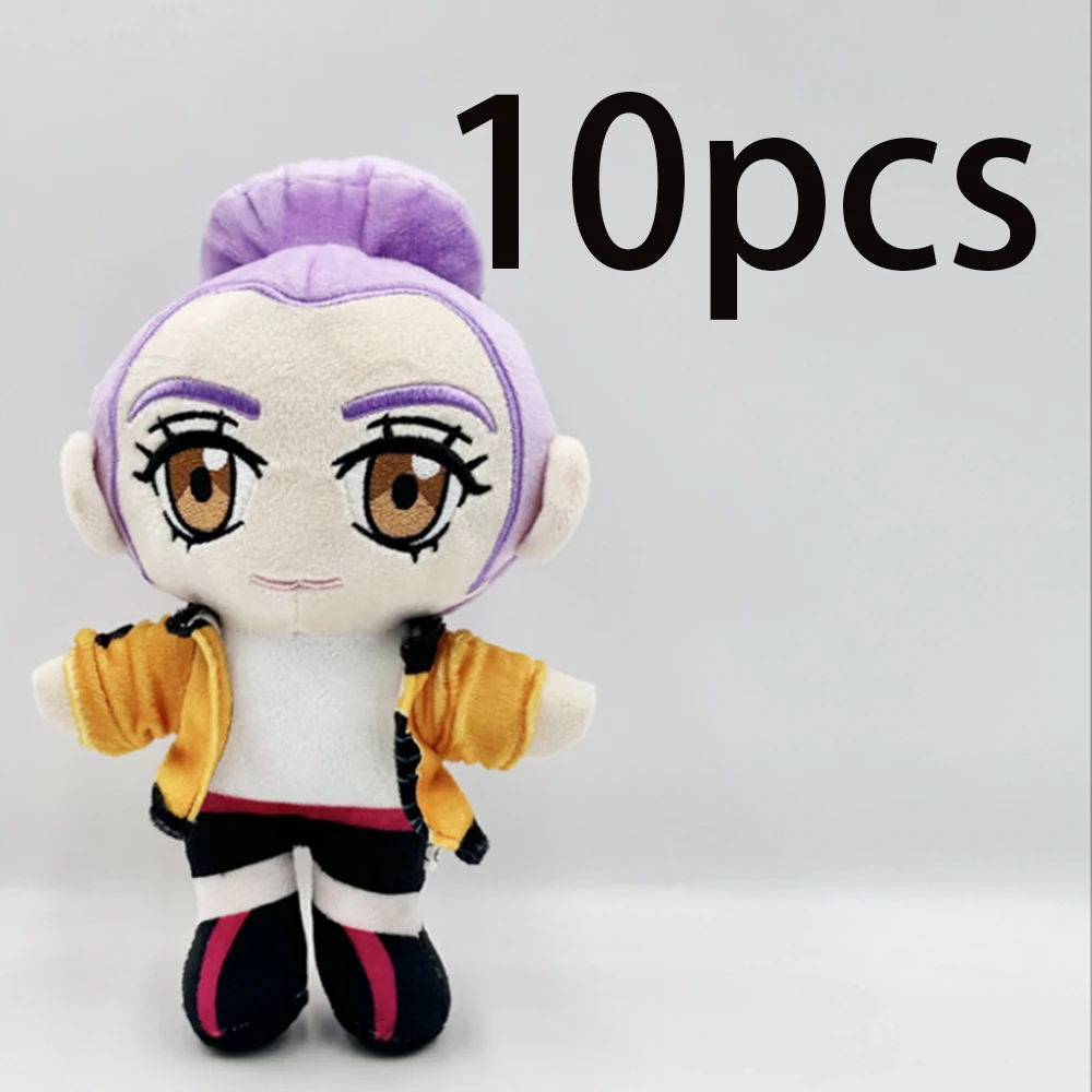 

*-*10pcs TreasuringU New hot Kpop Demon Plush Toys Game Hunters Tiger Stuffed Toy Doll Blue Tiger Animals Plushie Birthday Gifts