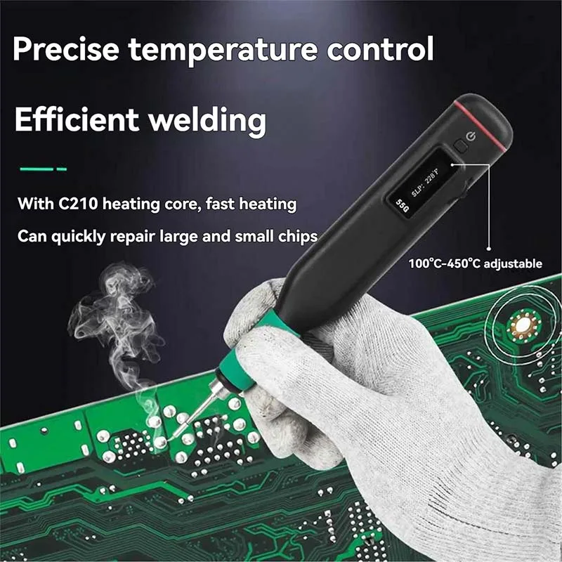 High Precision Wireless Soldering Iron Mobile Phone Repair Home Constant Temperature Soldering Station Rechargeable