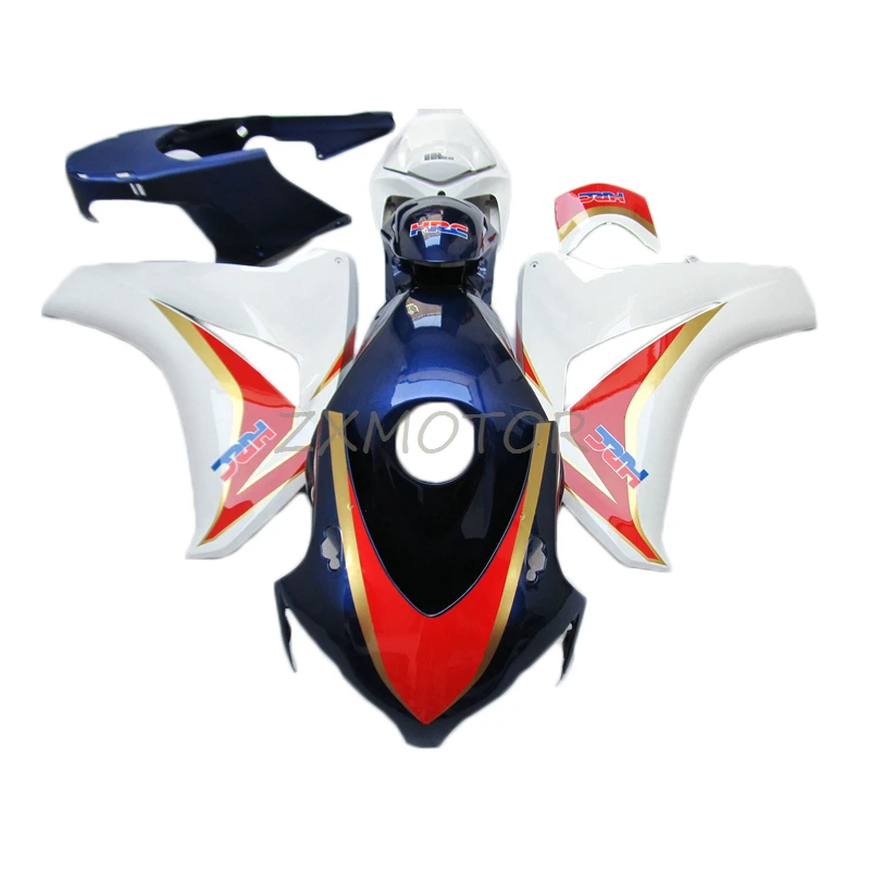 Injection Brand New fairings For Honda CBR1000RR 2008 2009 2010 2011 cbr 1000 rr 08 09 10 11 White Blue Fairing Kit FG27