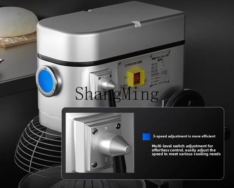 ZYY Máquina comercial de mistura de ovos, batedor automático de chef, material de mistura de macarrão doméstico