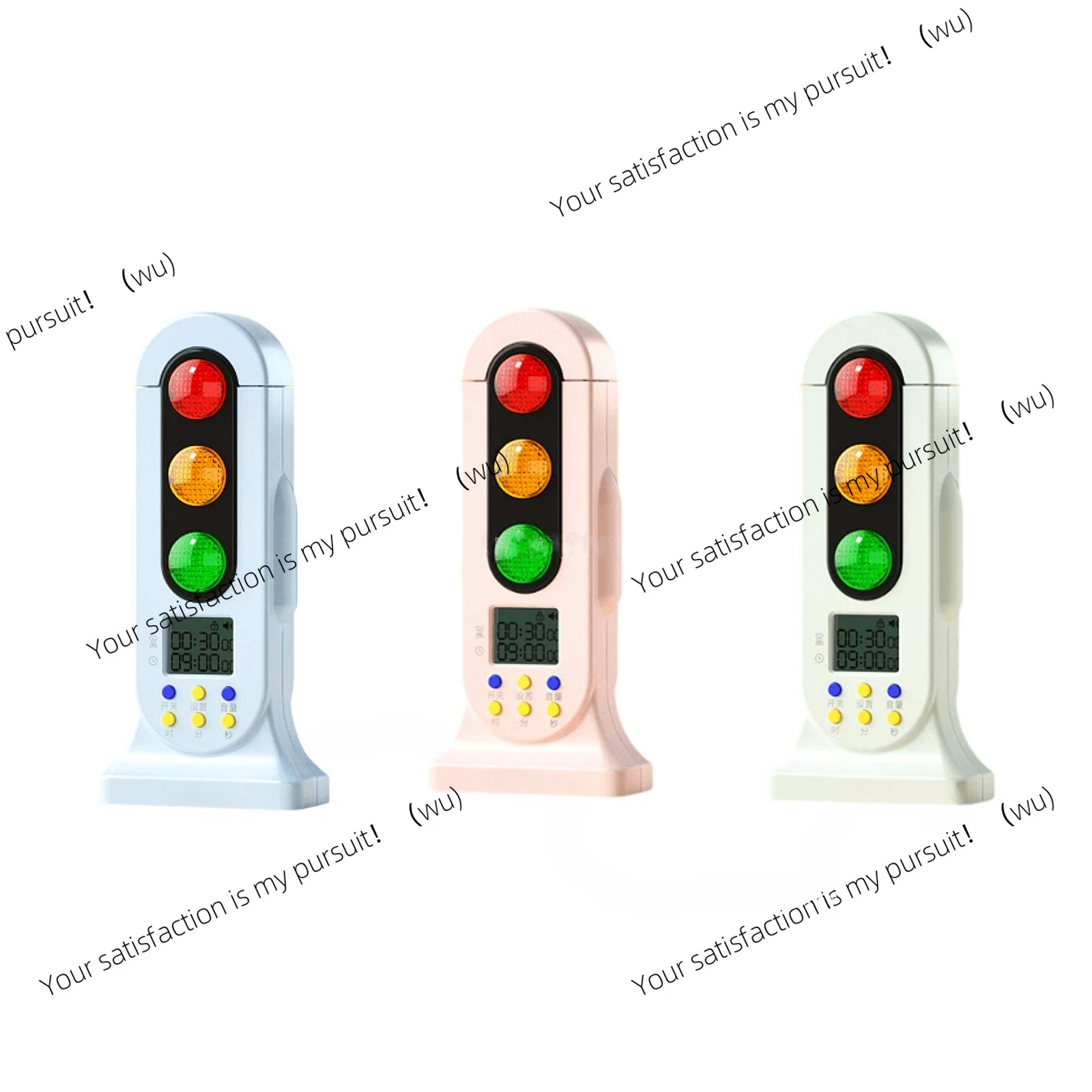 Cooking Traffic Light Timer Dual Mode Restaurant Kitchen Timer Multi-Function With Lock Self-Discipline Timer For Home Kitchen